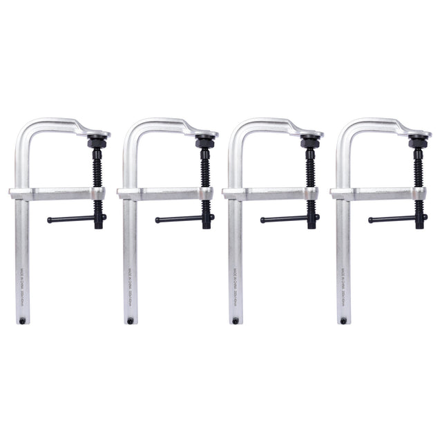 4 Pcs Pack Heavy - Duty F - Clamp Removable Swivel Pad Deep Throat 5 - 1/2" Bar 12"x5 1/2" - Fab Heavy Parts