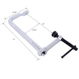 4 Pcs Pack Heavy - Duty F - Clamp Removable Swivel Pad Deep Throat 5 - 1/2" Bar 12"x5 1/2" - Fab Heavy Parts