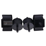 4 Piece Engine Mounting Rubber Cushion 20R - 01 - 29111 20T - 01 - 35162 Fits For Komatsu PC40 - 5 - Fab Heavy Parts