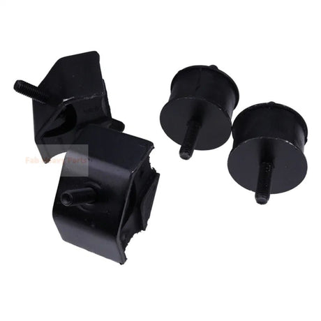4 Piece Engine Mounting Rubber Cushion 20R - 01 - 29111 20T - 01 - 35162 Fits For Komatsu PC40 - 5 - Fab Heavy Parts