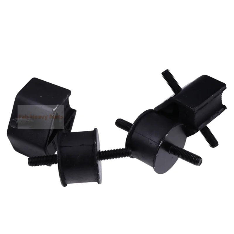 4 Piece Engine Mounting Rubber Cushion 20R - 01 - 29111 20T - 01 - 35162 Fits For Komatsu PC40 - 5 - Fab Heavy Parts