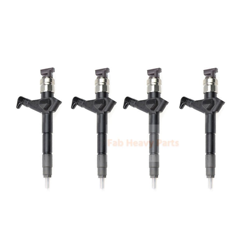 4 Piece Fuel Injector 095000 - 7610 23670 - 09260 23670 - 0R160 Fits for Toyota Engine 2AD - FTV Avensis - Fab Heavy Parts