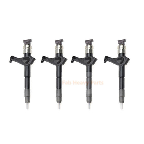 4 Piece Fuel Injector 095000 - 7610 23670 - 09260 23670 - 0R160 Fits for Toyota Engine 2AD - FTV Avensis - Fab Heavy Parts