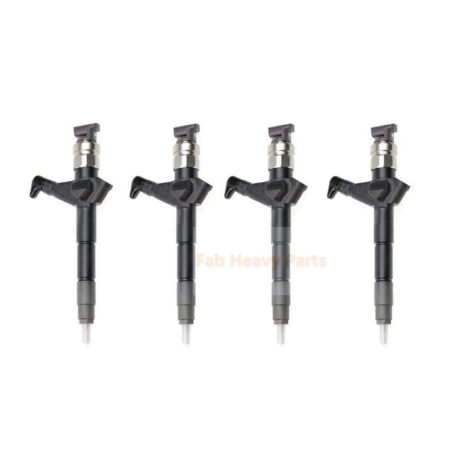 4 Piece Fuel Injector 095000 - 7610 23670 - 09260 23670 - 0R160 Fits for Toyota Engine 2AD - FTV Avensis - Fab Heavy Parts