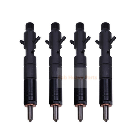 4 Piece Fuel Injector 17/919200 Fits for Perkins Engine 1104C.44TA JCB Loader 416 412S 535S 535 - 60 - Fab Heavy Parts