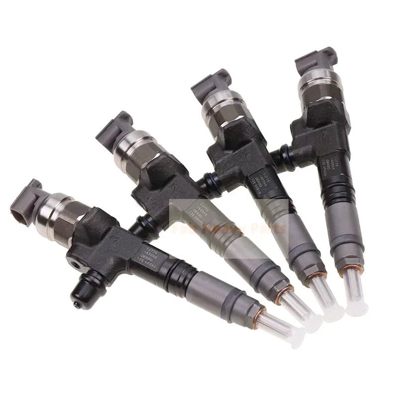 4 Piece Fuel Injector 436 - 1096 Fits for Caterpillar CAT Engine C3.3B Loader 236D 242D 246D 257D 259D 262D 277D 279D 287D 289D - Fab Heavy Parts
