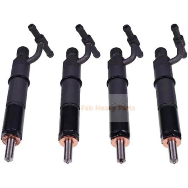 4 Piece Fuel Injector 6204 - 11 - 3101 Fits for Komatsu Engine 4D95LE - 2D 4D95LE - 2A 4D95LE - 2B Excavator PC60 - 7 - Fab Heavy Parts