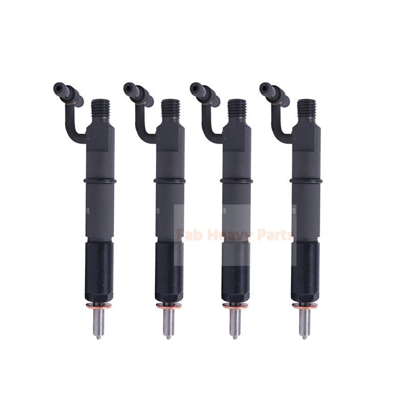 4 Piece Fuel Injector 6208 - 11 - 3100 Fits for Komatsu Engine SAA4D95LE - 3A - 4M SAA4D95LE - 3B - 4A Excavator PC130F - 7 - Fab Heavy Parts