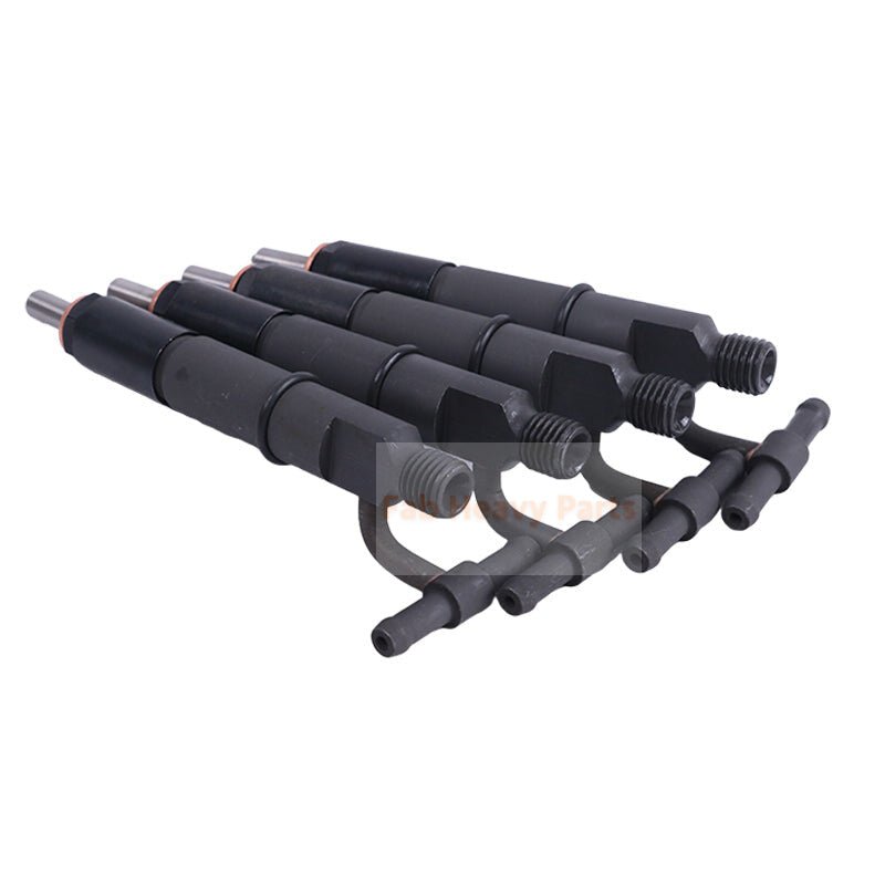 4 Piece Fuel Injector 6208 - 11 - 3100 Fits for Komatsu Engine SAA4D95LE - 3A - 4M SAA4D95LE - 3B - 4A Excavator PC130F - 7 - Fab Heavy Parts