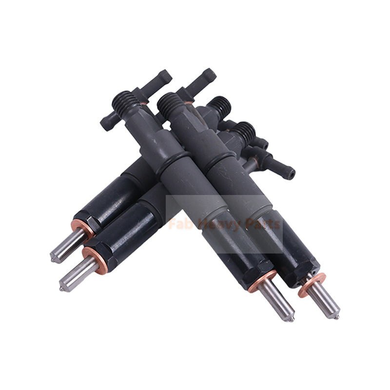 4 Piece Fuel Injector 6208 - 11 - 3100 Fits for Komatsu Engine SAA4D95LE - 3A - 4M SAA4D95LE - 3B - 4A Excavator PC130F - 7 - Fab Heavy Parts