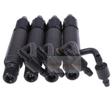 4 Piece Fuel Injector 729595 - 53100 729573 - 53050 Fits for Yanmar Engine 3JH2CE 4JH 4JH - DT 4JH - T 4JHZ 4JH3 - DTZ - Fab Heavy Parts