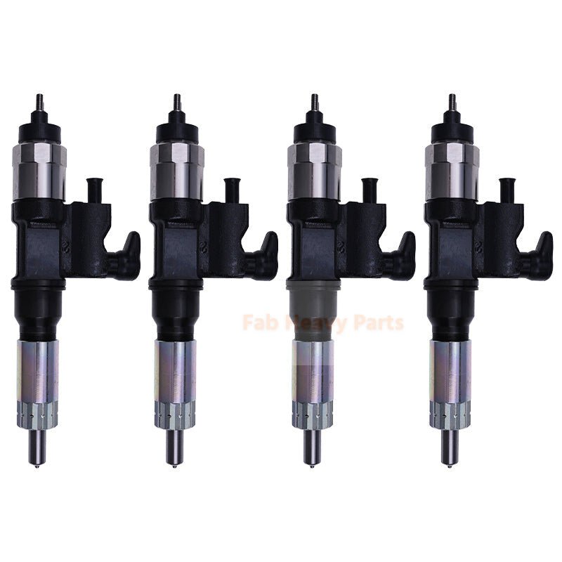 4 Piece Fuel Injector 8 - 98280697 - 1 Fits for Isuzu Engine 4HK1 6HK1 - Fab Heavy Parts