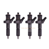 4 Piece Fuel Injector E6NN9F593BB Fits ford New Holland Engine BSD442 BSD444 BSD666 BSD666T Tractor 5110 5610 - Fab Heavy Parts
