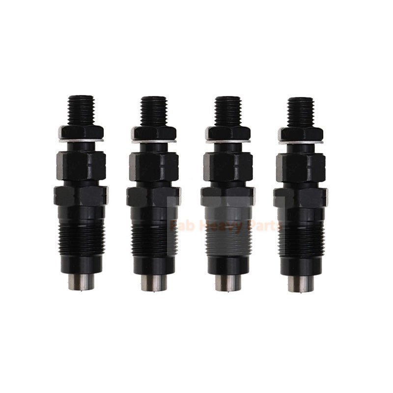 4 Piece Fuel Injector H1601 - 53000 Fits for Kubota Engine D905 D1005 D1105 V1205 V1505 Excavator KX41 - 2 KX41H KX61 - 2 KX71 KX91 - 2 - Fab Heavy Parts