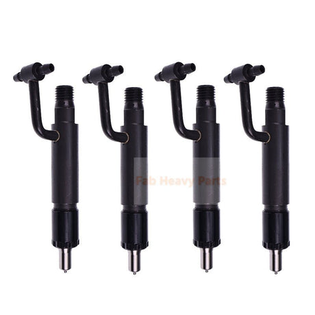 4 Piece Fuel Injector YM729604 - 53100 Fits for Komatsu Engine 3D88E - 6 4D88 - 6 4D88E - 6 Excavator PC55MR - 3 PC45MR - 3 PC35MR - 3 PC30MR - 3 - Fab Heavy Parts