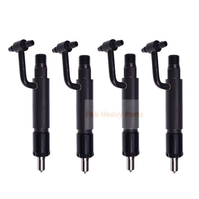 4 Piece Fuel Injector YM729604 - 53100 Fits for Komatsu Engine 3D88E - 6 4D88 - 6 4D88E - 6 Excavator PC55MR - 3 PC45MR - 3 PC35MR - 3 PC30MR - 3 - Fab Heavy Parts