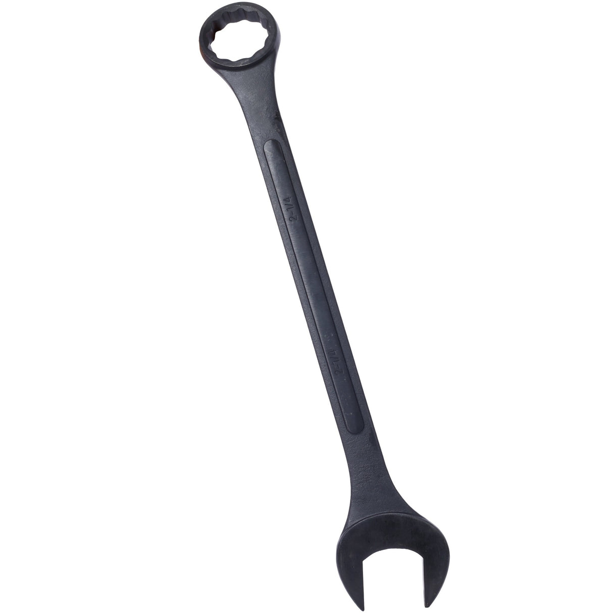 4 Piece Jumbo Combination Wrench Set SAE with Storage Bag Black Oxide 2 - 1/8 2 - 1/4 2 - 3/8 2 - 1/2 - inch - Fab Heavy Parts