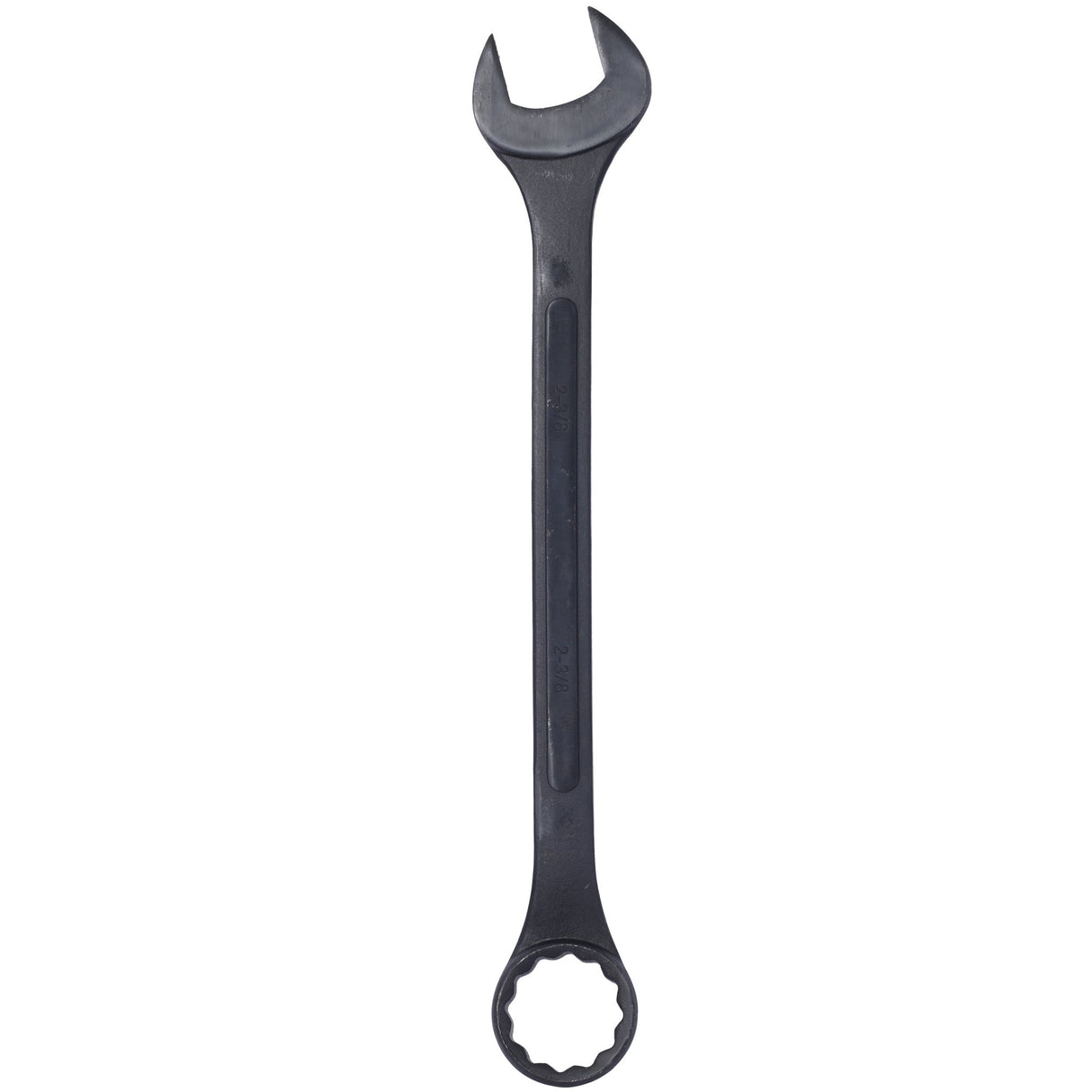 4 Piece Jumbo Combination Wrench Set SAE with Storage Bag Black Oxide 2 - 1/8 2 - 1/4 2 - 3/8 2 - 1/2 - inch - Fab Heavy Parts