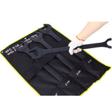 4 Piece Jumbo Combination Wrench Set SAE with Storage Bag Black Oxide 2 - 1/8 2 - 1/4 2 - 3/8 2 - 1/2 - inch - Fab Heavy Parts