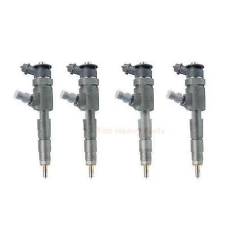 4 Pieces Common Rail Fuel Injector 0445110075 0445110066 for Cummins Engine ISF2.8 QSF Ford F350 Citroen Peugeot - Fab Heavy Parts