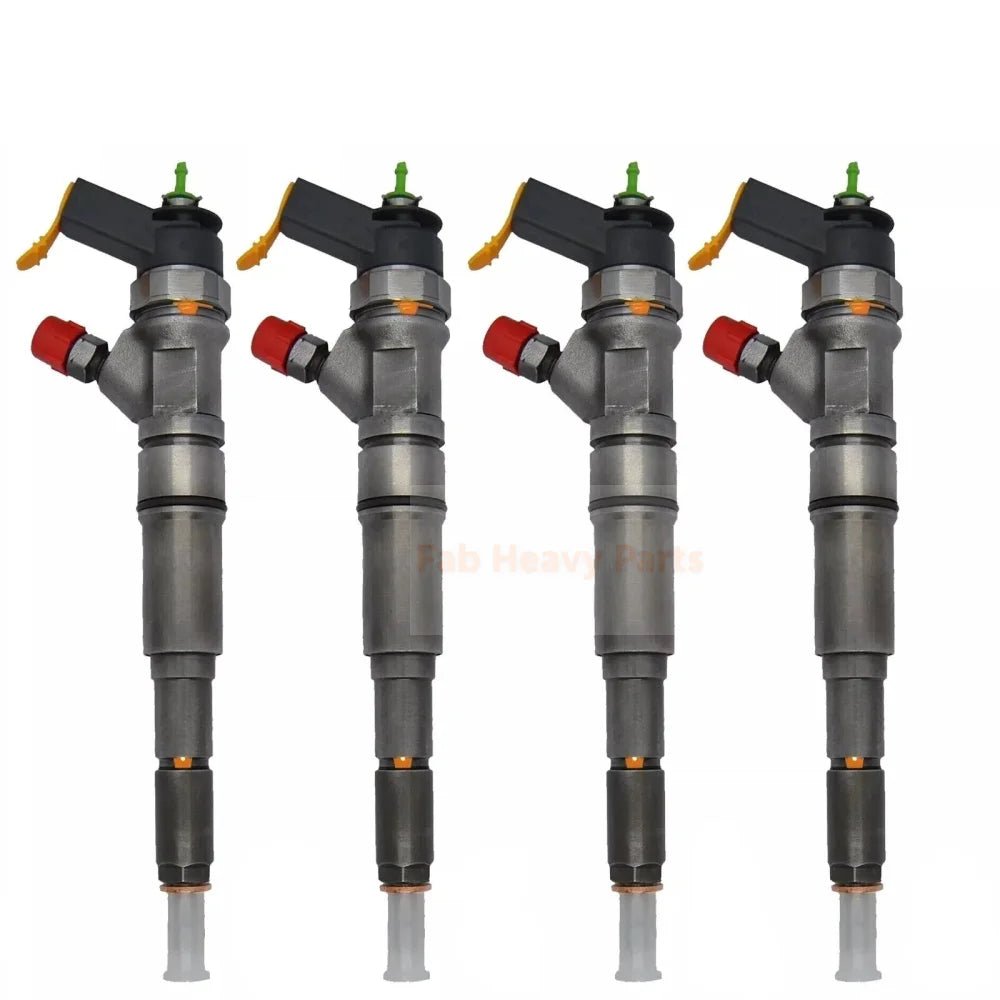 4 Pieces Fuel Injector 0445110414 16610 - 5302R for Nissan Qashqai Opel Vivaro Renault Grand Scenic Trafic Fluence 2011 - 2019 - Fab Heavy Parts