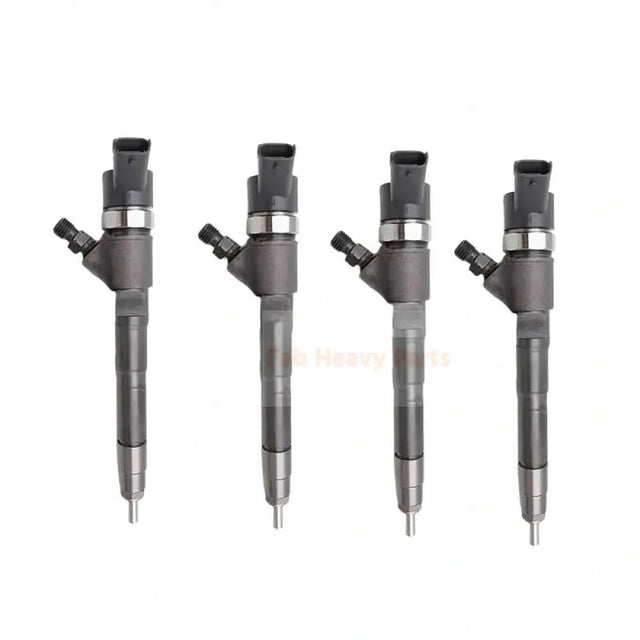 4 Pieces Fuel Injector 0445110418 504389548 for Fiat Ducato Iveco Daily IV 2007 - 2011 - Fab Heavy Parts