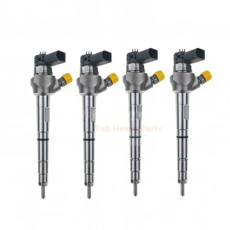 4 Pieces Fuel Injector 04L130277AJ 0445110477 for Audi A3 Seat Leon Skoda Octavia III Volkswagen Golf VII 2012 - 2020 - Fab Heavy Parts