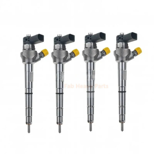 4 Pieces Fuel Injector 04L130277AJ 0445110477 for Audi A3 Seat Leon Skoda Octavia III Volkswagen Golf VII 2012 - 2020 - Fab Heavy Parts