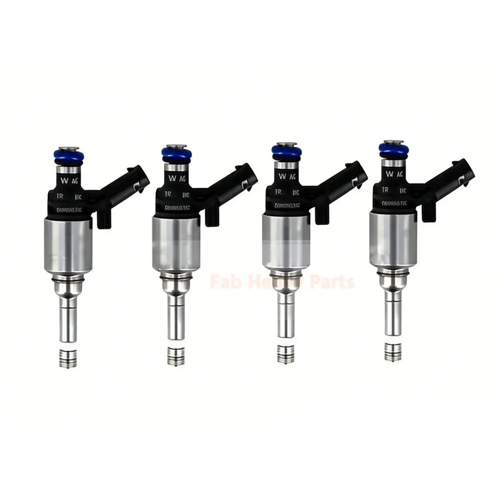 4 Pieces Fuel Injector 06H906036AB for Audi A4 TT Volkswagen Jetta Golf 2008 - 2018 - Fab Heavy Parts