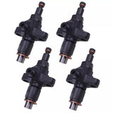 4 Pieces Fuel Injector 1081629R91 3040870R94 Fits For Case IH 354 384 444 B275 B414 - Fab Heavy Parts