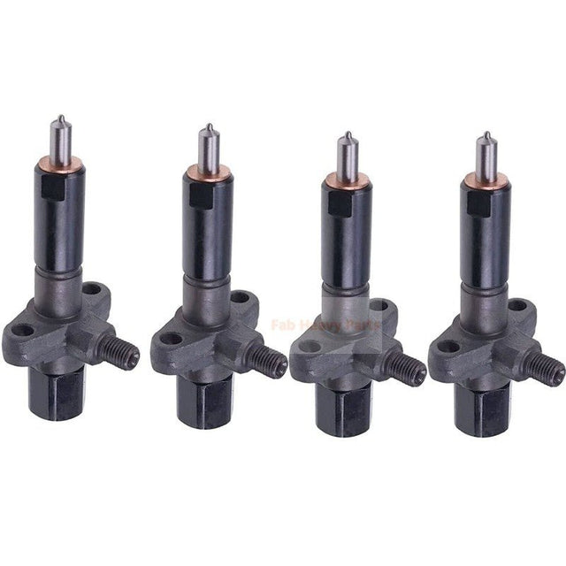 4 Pieces Fuel Injector 1447218E91 for Massey Ferguson 283 290 383 390 3050 3060 - Fab Heavy Parts
