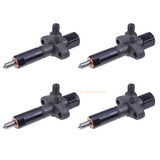 4 Pieces Fuel Injector 1447218E91 for Massey Ferguson 283 290 383 390 3050 3060 - Fab Heavy Parts