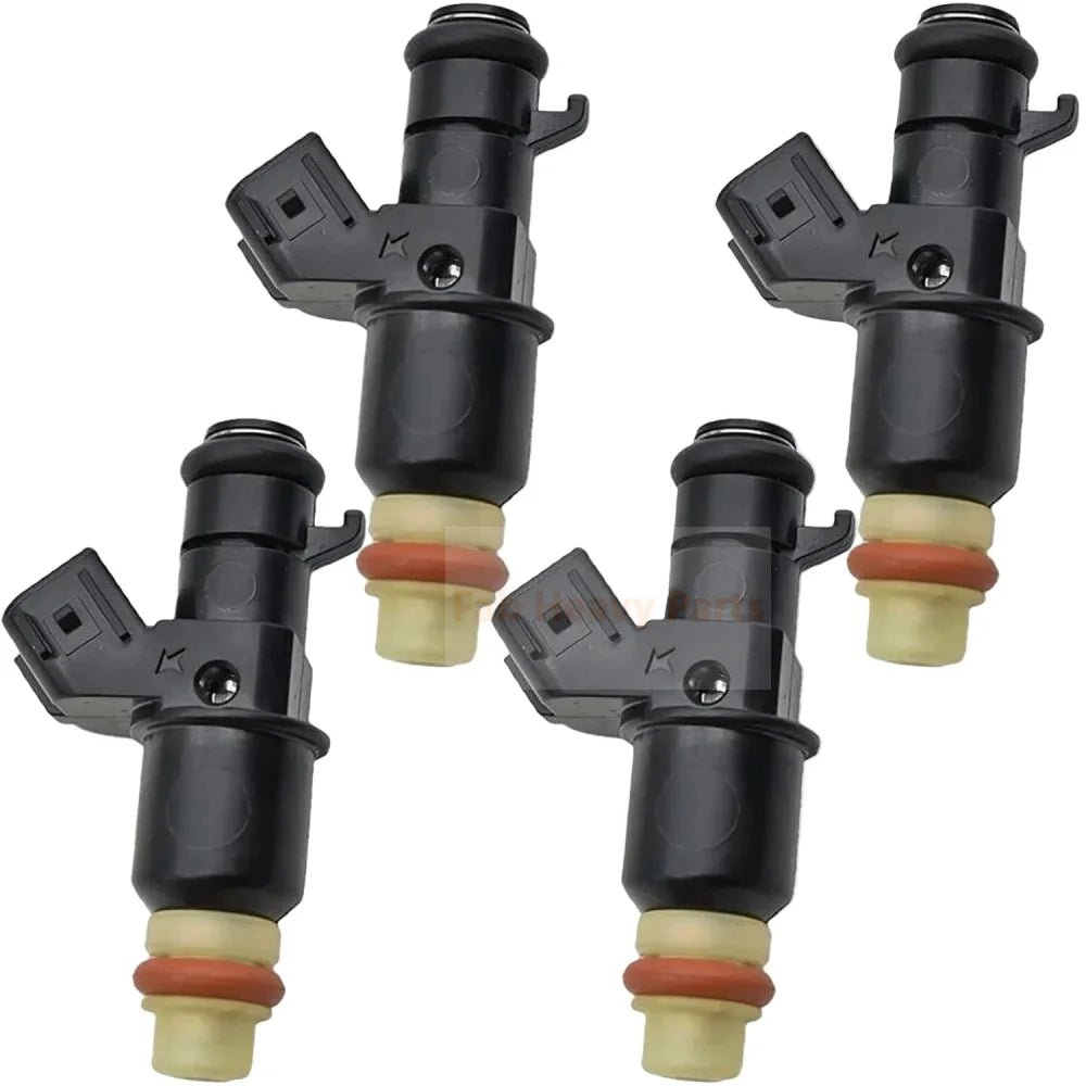 4 Pieces Fuel Injector 16450 - PWC - J01 for Honda Civic Fit City CR - Z BF75 BF90 1.5L L4 - Fab Heavy Parts