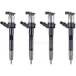 4 Pieces Fuel Injector 295050 - 0340 1465A353 Fits for Mitsubishi Outlander Mk2 2.2 DID 2010 - 2012 - Fab Heavy Parts