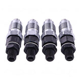 4 Pieces Fuel Injector 32C61-06000 for Mitsubishi Engine S4S S6S S4Q2 Forklift F18C FD60-70 - Fab Heavy Parts