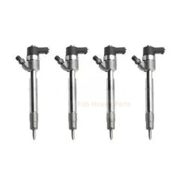 4 Pieces Fuel Injector 33800 - 2A900 0445110319 for Hyundai i20 i30 i30CW Kia Ceed Soul 1.6L VGT - Fab Heavy Parts