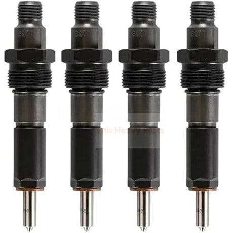 4 Pieces Fuel Injector 3957729 for Cummins Engine 4B3.9 ISB6.7 ISBE4 Hyundai Excavator R140W7 Loader HL730TM7 - Fab Heavy Parts