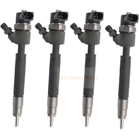4 Pieces Fuel Injector A6480700187 0445110156 0445110155 for Mercedes - Benz E200 E270 E320 S320 2002 - 2009 - Fab Heavy Parts