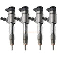 4 Pieces Fuel Injector CV6Q - 9F593 - AA 0445110488 1745052 for Ford Fiesta B - Max C - Max Focus 1.9 TDCI Ecosport Transit 2010 - 2022 - Fab Heavy Parts