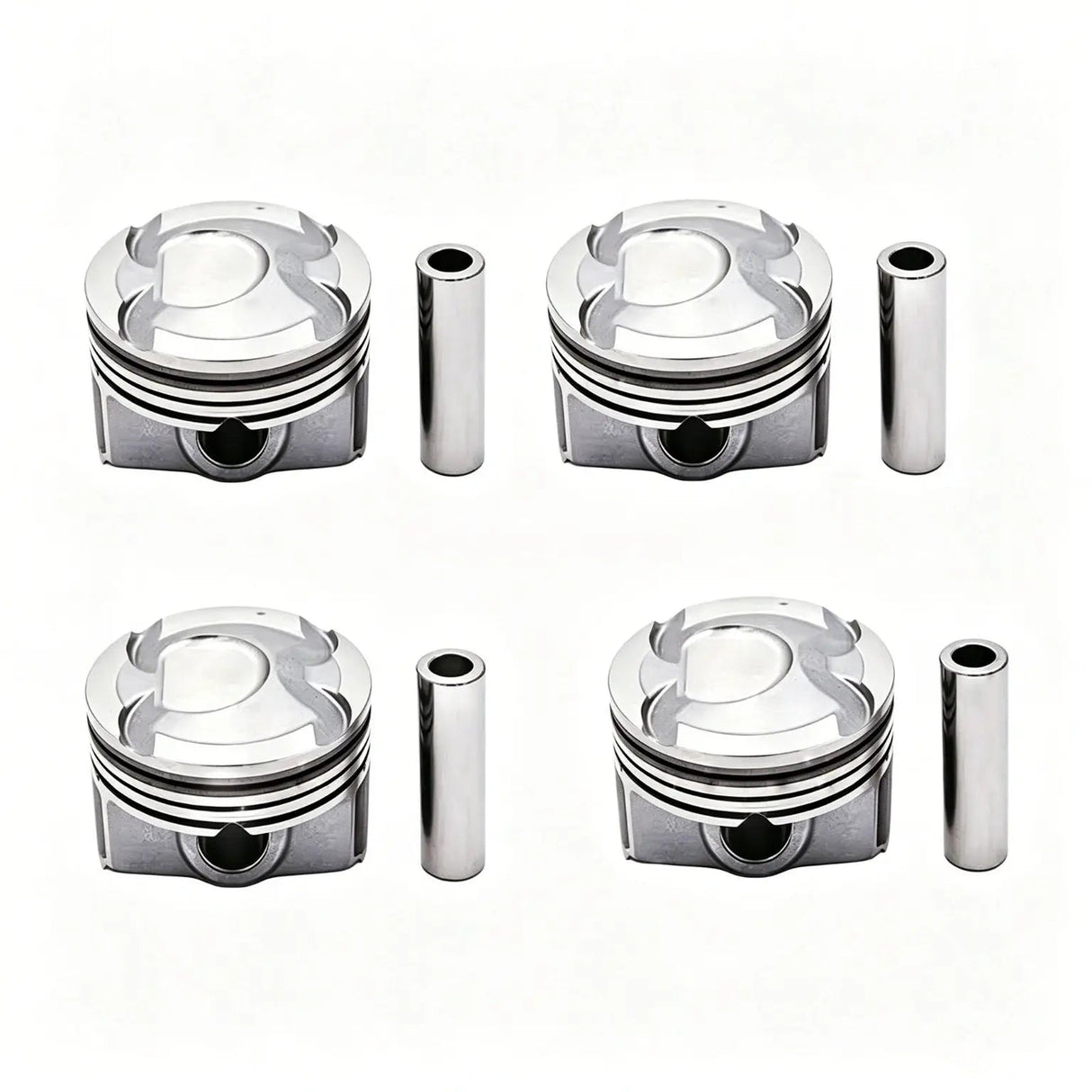 4 Pieces Piston & Pin 23041-2E300 for Hyundai Sonata Hyb 2011-2016 - Fab Heavy Parts