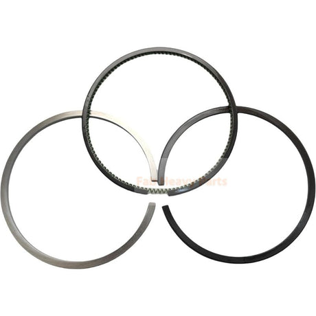 4 Piston Ring Set 65.02503 - 8033 Fits For Doosan Engine DB33 - Fab Heavy Parts