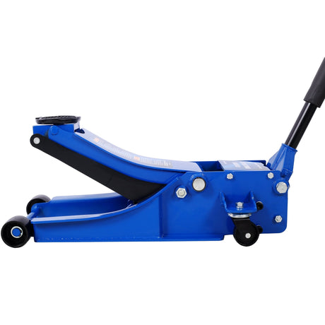 4 Ton Low Profile Hydraulic Floor Jack 8000 lbs Capacity Lifting Range 2.5' - 20' - Blue - Fab Heavy Parts