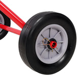 4.0 CUFT/110V Portable Electric Concrete Mixer Heavy Duty Power Cement Mixing Machine for Mortar Poly Drum 110V/60Hz ETL Certificated - Fab Heavy Parts