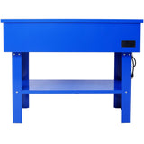 40 Gallon Parts Washer 24 Gallon Solvent Capacity 5 Gallon Per Minute Max Pump Output Heavy Duty Steel Powder Coated blue - Fab Heavy Parts