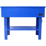40 Gallon Parts Washer 24 Gallon Solvent Capacity 5 Gallon Per Minute Max Pump Output Heavy Duty Steel Powder Coated blue - Fab Heavy Parts