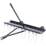 40 - Inch Lawn Sweeper Tow Behind Dethatcher - Black - Fab Heavy Parts