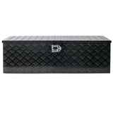 40 Inch Tool Box Aluminum Heavy Duty Tool Box w/ Lock Keys 48x15x15 inch - Black - Fab Heavy Parts