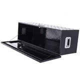 40 Inch Tool Box Aluminum Heavy Duty Tool Box w/ Lock Keys 48x15x15 inch - Black - Fab Heavy Parts