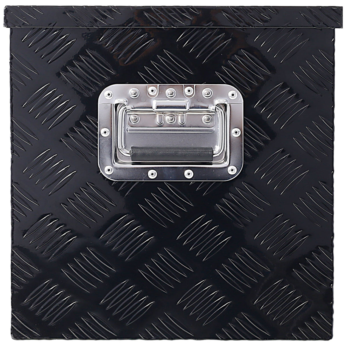 40 Inch Tool Box Aluminum Heavy Duty Tool Box w/ Lock Keys 48x15x15 inch - Black - Fab Heavy Parts