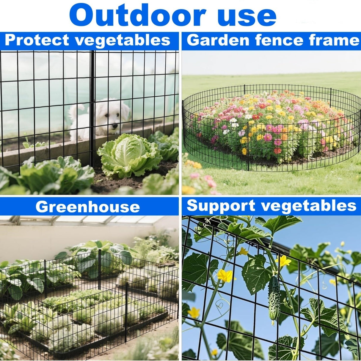 40 Inch x 99 FT Black Vinyl - Coated 16 Gauge Metal Mesh Fence Rust - Resistant Welded Wire Support for Poultry Cages Garden Protection and Pet Enclosures - Fab Heavy Parts